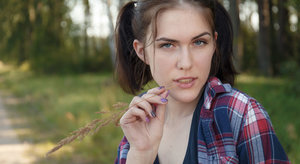 18 year old braces clad cutie Liza Rowe stripping naked if you please